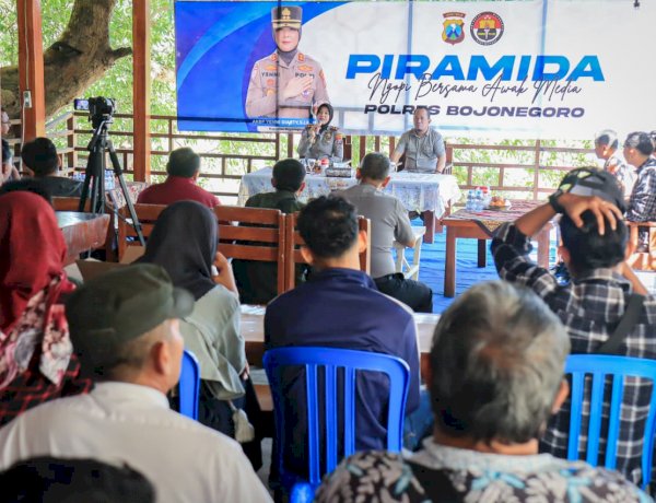 Gelar Piramida, AKBP Yenni Ajak Media Sinergi Jaga Kondusivitas Bojonegoro