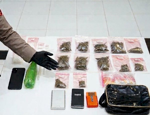Polres Malang Amankan Tersangka Pengedar Narkoba di Kepanjen, Sita Sabu 96 Gram dan Ganja 131 Gram