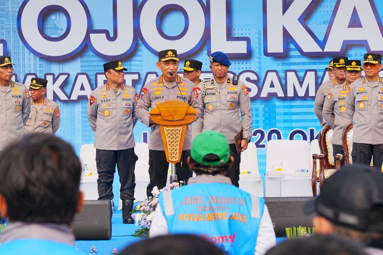 Kapolri Ajak Ojek Online Bersinergi Jaga Kamtibmas