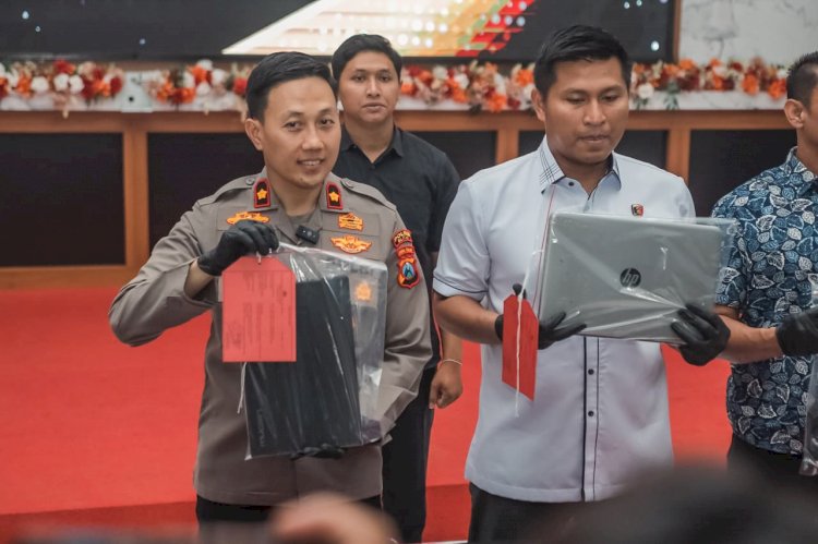 Polres Blitar Amankan Residivis Pembobol Tiga Gedung Sekolah