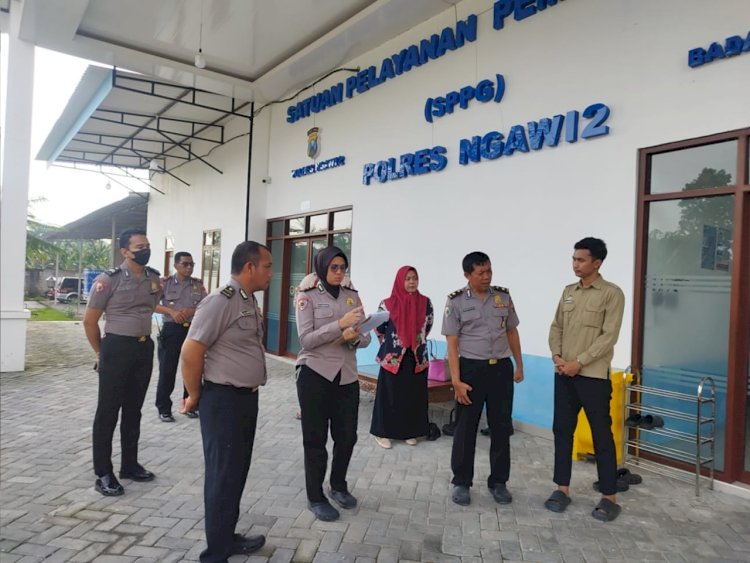 Dukung Program MBG, 3 SPPG Polres Ngawi Konsisten Terapkan Food Safety