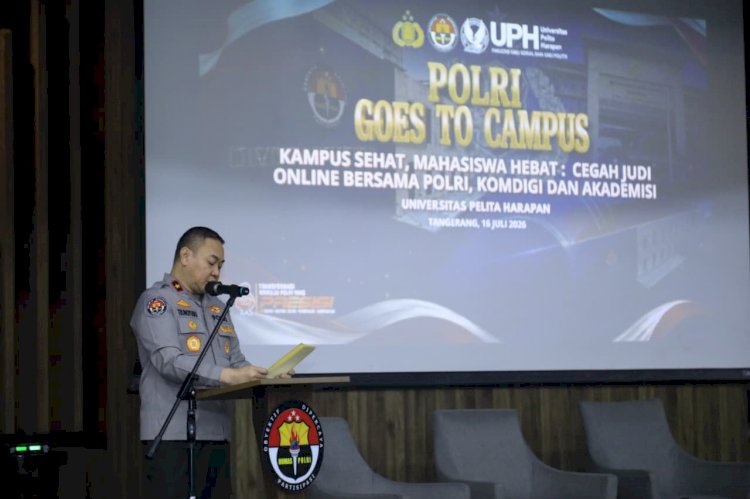 Polri Gandeng UPH dan Komdigi Edukasi Mahasiswa Cegah Judi Online Lewat Program Polri Goes to Campus